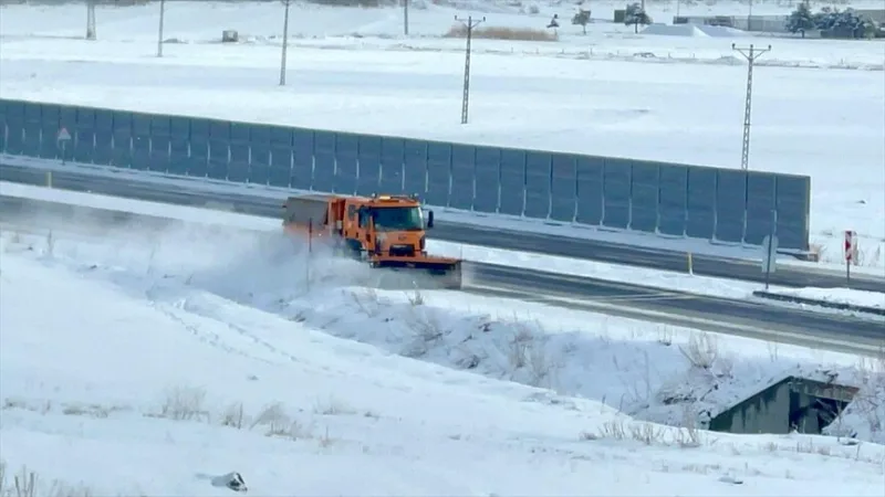 מזג האוויר הקר השפיע על ארזורום, והשלג השפיע על ארדהאן, אגרי וקרס